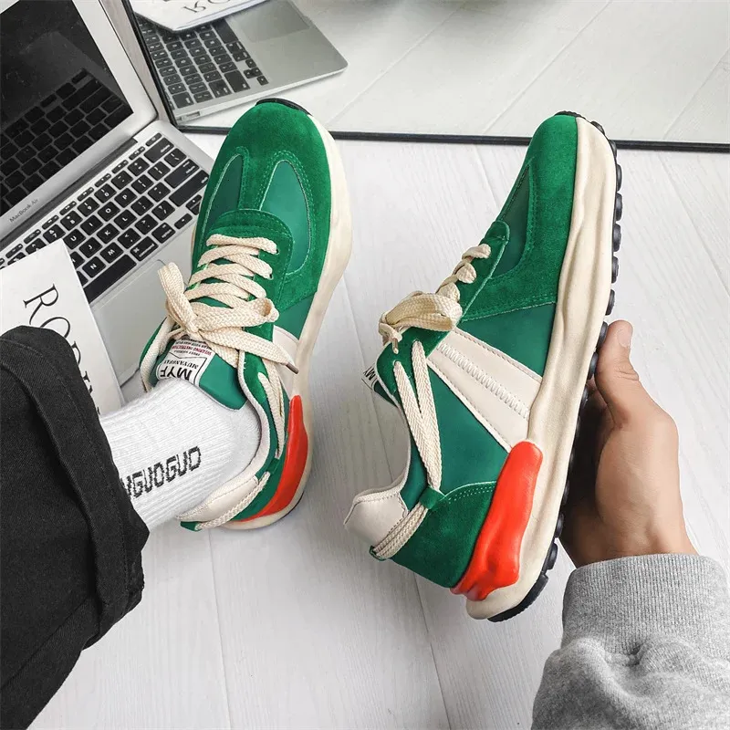 Men's Casual Sneakers Comfortable Breathable Canvas Running Shoes_voghion.com