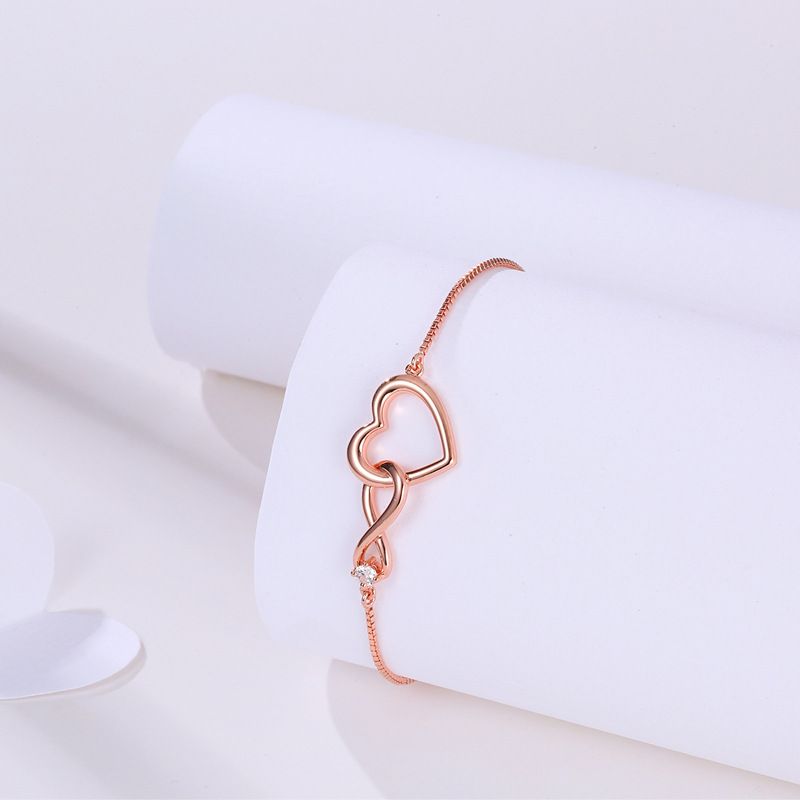 Classic Zircon Eternal Women's Infinite Love Eight Character Bracelet To Express Feelings Fashion Jewelry_voghion.com