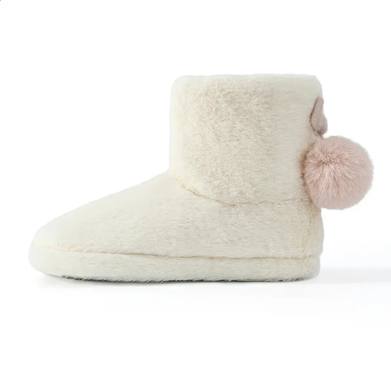 Zachte dames sneeuwlaarzen met antislip voor in en om huis_voghion.com