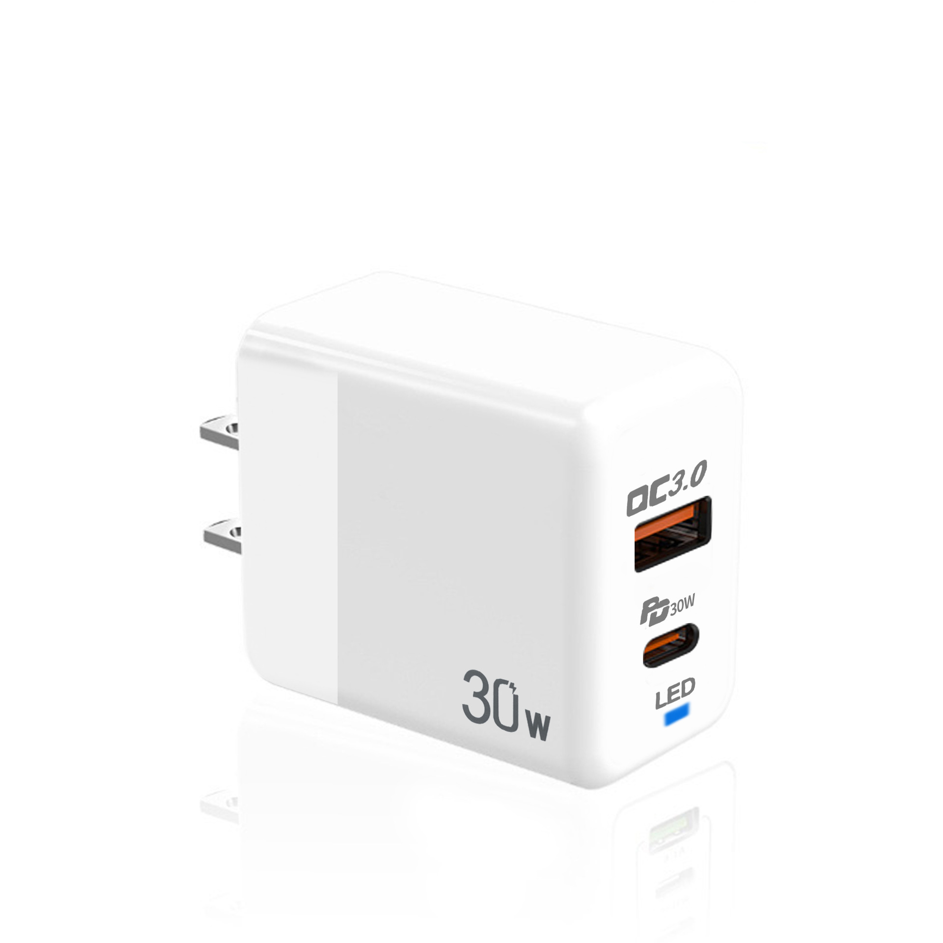 syct Handy 60W Schnellladung Neuer Standardstecker Kompatibel mit PD60W iPhone 16 Dual Port Ladegerät