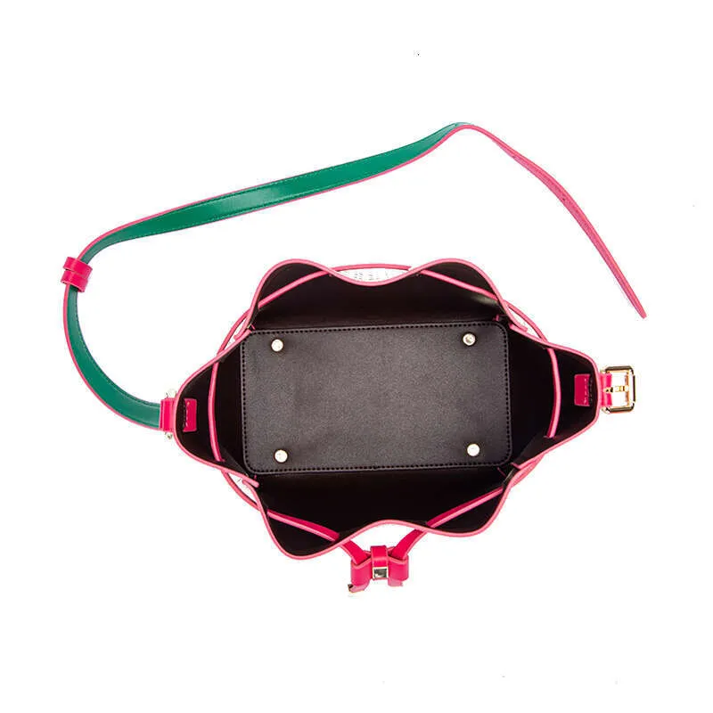Borsa a secchiello da donna con coulisse, classica, alla moda, tinta unita, nuova, con tracolla, per feste e appuntamenti_voghion.com