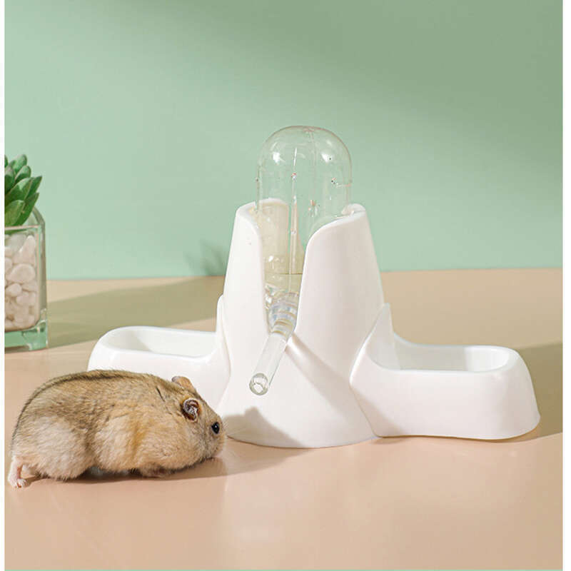 Dispenser automat cu bilă, etanș, pentru hrănire, sticlă de apă verticală, consumabile pentru hamsteri_voghion.com
