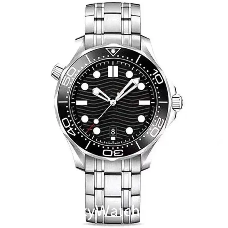 Men's Mechanical Watch Sea Master 300 Automatic Steel Luminous_voghion.com