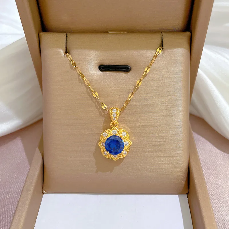 Collane con ciondolo in acciaio inossidabile 316L, minimalista, acchiappasogni, collana per donna, girocollo con nappa, gioielli alla moda per donna_voghion.com