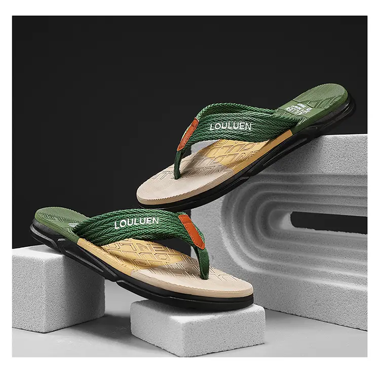 Men's Stylish Flip Flops Summer Trendy Comfortable Slippers_voghion.com