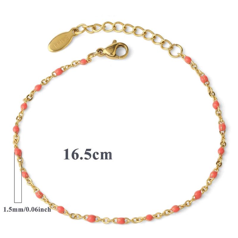Braccialetti in acciaio inossidabile, 8 colori di braccialetti semplici da donna in stile bohémien_voghion.com