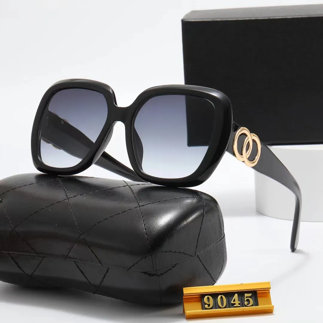 Lunettes de soleil polarisées de créateur avec lettres, personnalité, résistantes aux UV, pour hommes et femmes, lunettes de soleil carrées rétro, lunettes décontractées_voghion.com