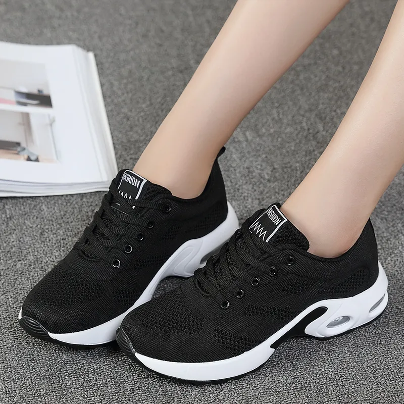Trainers Ladies Casual Mesh Sneakers Pink Women Flat Lightweight Soft Breathable Footwear Basket Running Shoes Plus Size_voghion.com
