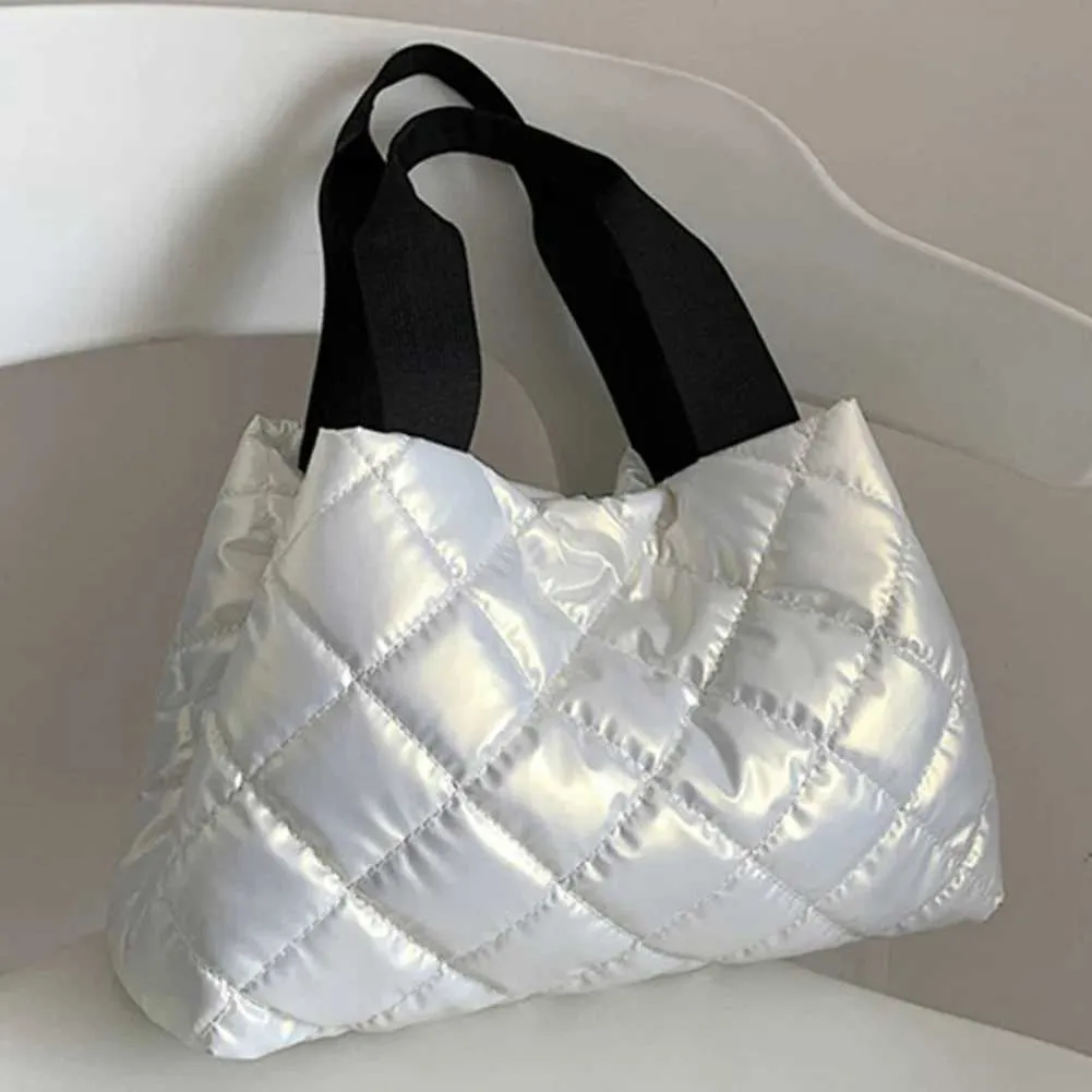 Moda Donna Hobo Trapuntato Spazio Imbottito Borsa A Tracolla Borsa Invernale Donna Cuscino Grande Capacità Tote Crossbody Ba241105_voghion.com