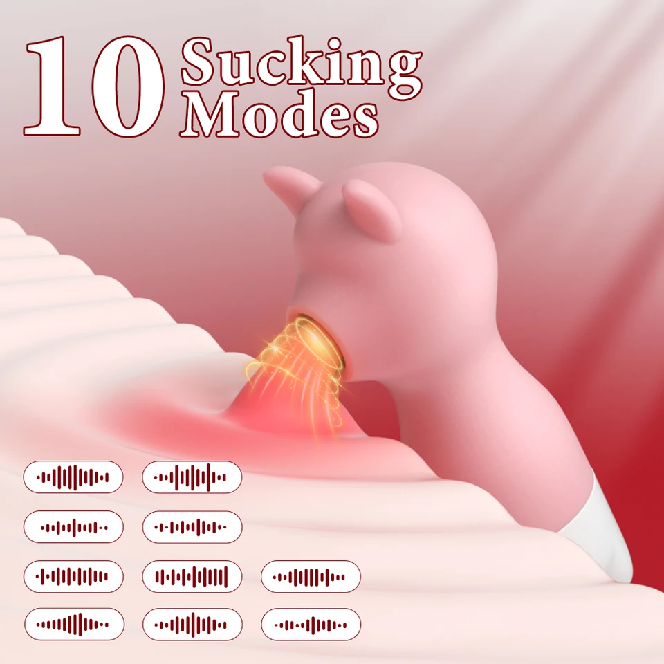 Cat-shaped Clitoral Suction Vibrator For Women G-spot Stimulation_voghion.com