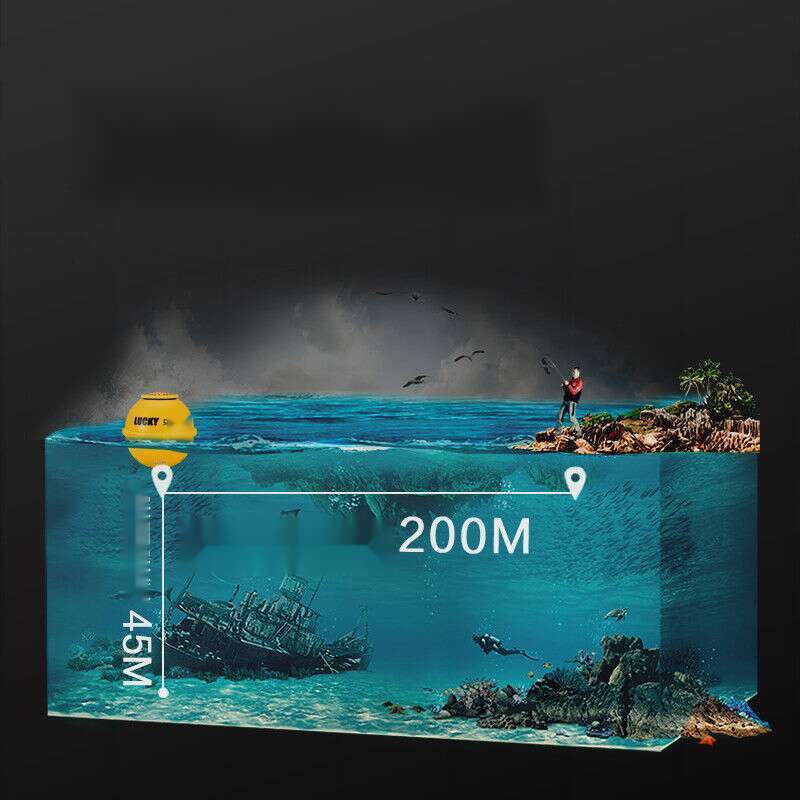 Leqi Underwater Fish Finder God Tool Ultrassônico Sonar Sem Fio Plataforma De Detecção Mar Estrada Pesca No Gelo Universal_voghion.com