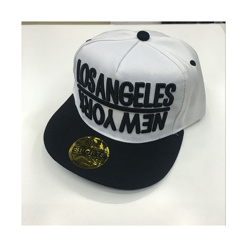 Men's Baseball Cap Embroidered Trendy Flat Brim Sun Protection_voghion.com