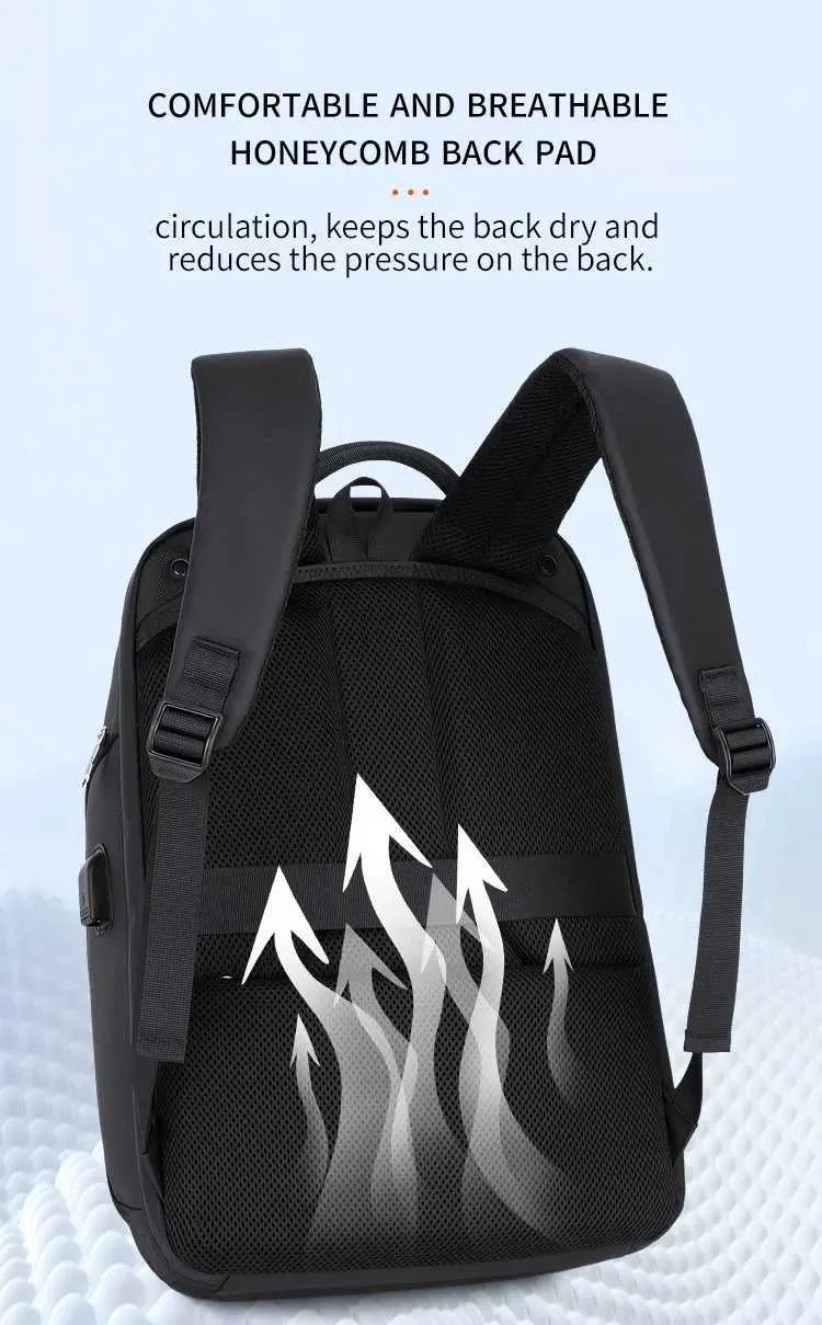 Waterproof Anti-theft Men's Business Backpack With Usb Charging_voghion.com