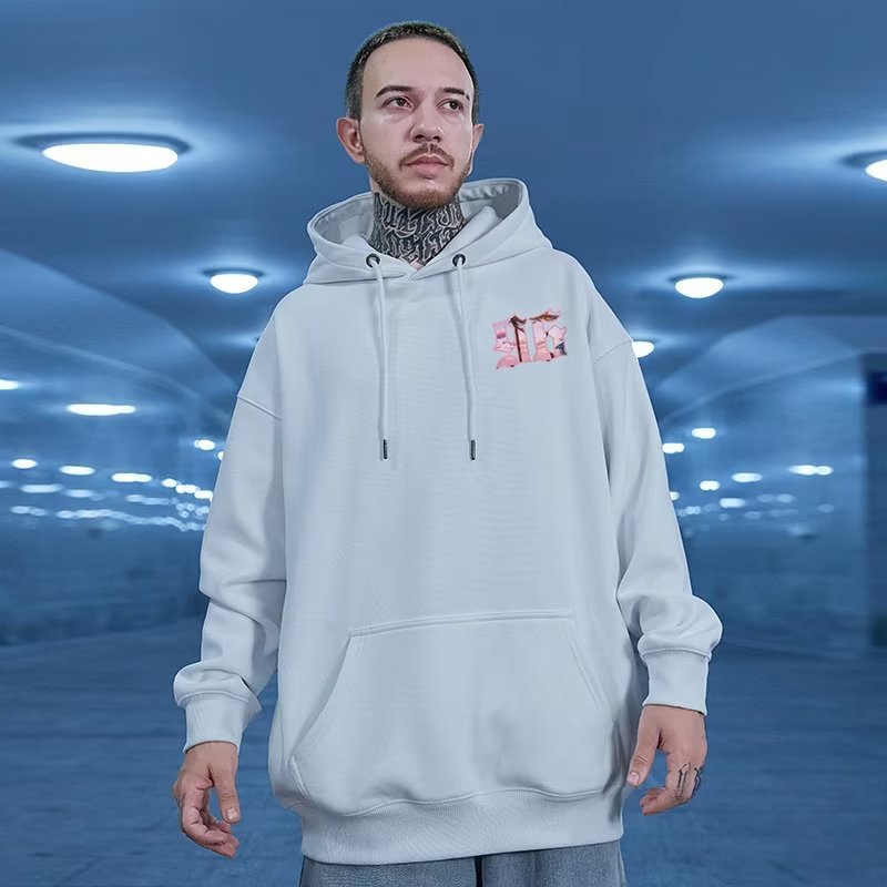 Uomini paffuti oversize, peluche larghi, paffuti e ispessiti, con una grande felpa con cappuccio per l'autunno e l'inverno 2024 da uomo_voghion.com