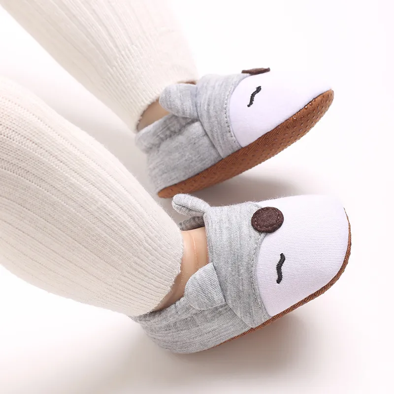 Infant Cartoon Tiere Muster Neugeborenen Socken Littlesprouts Wenig Kleinkind Nicht-slip Krippe Erste Wanderer Winter Baby_voghion.com