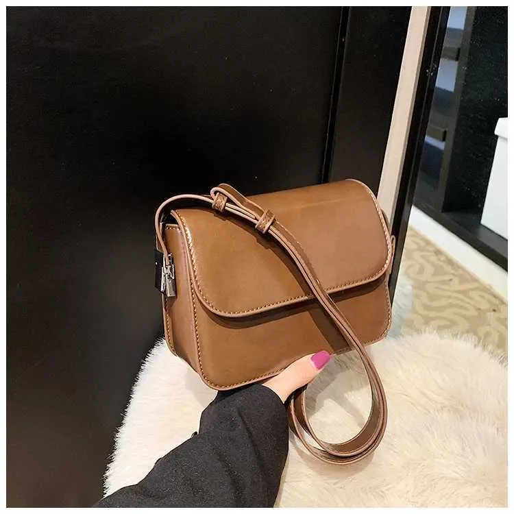 Teksturowane torby typu crossbody z PU dla kobiet, solidne, miękkie, z klapką, na ramię, duża pojemność, kwadratowe dojazdy do pracy_voghion.com
