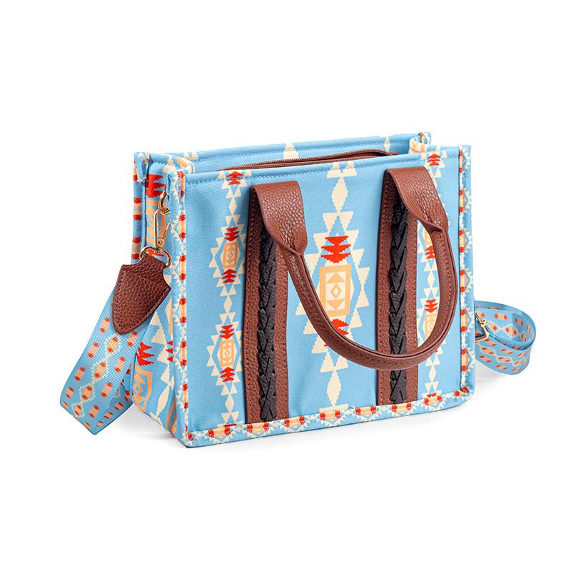 Western Geldbörse Damen Tragetasche Schultertasche Bohemian Aztec Handtasche_voghion.com
