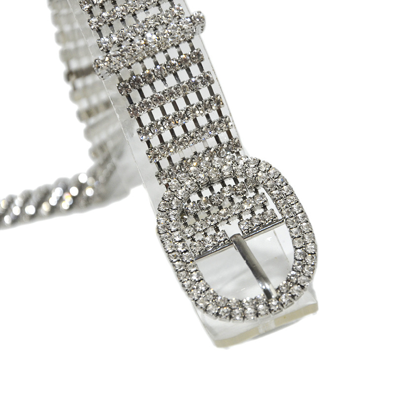 New Water Diamond Belt Bride Cover Wedding Accessories Matching Body Waist Chain_voghion.com