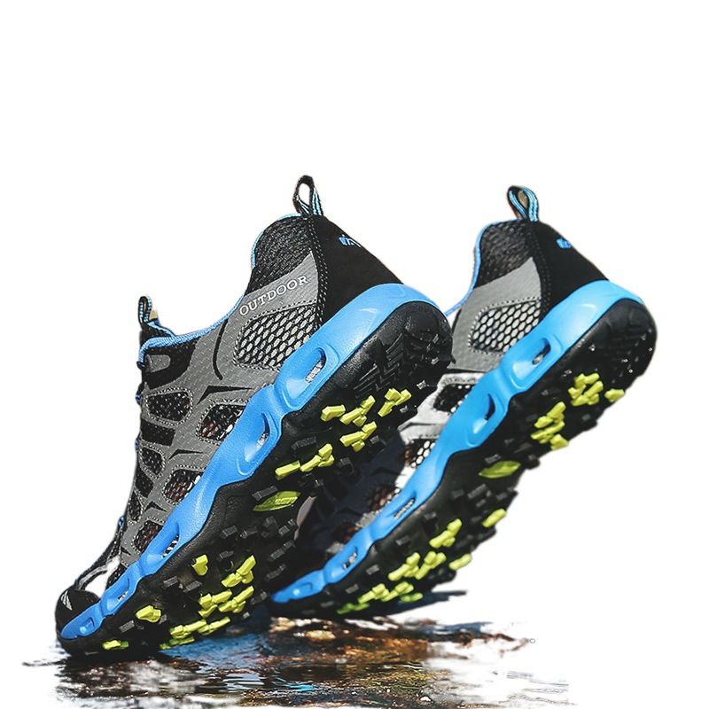Sommer schnell trocknend männer und frauen atmungsaktive leder outdoor nicht-slip wandern schuhe_voghion.com