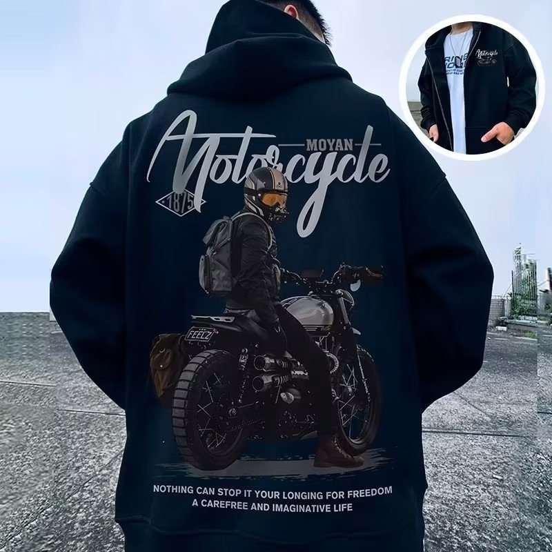 Neue Winterjacke mit Reißverschluss und Cartoon-Muster für Herren_voghion.com