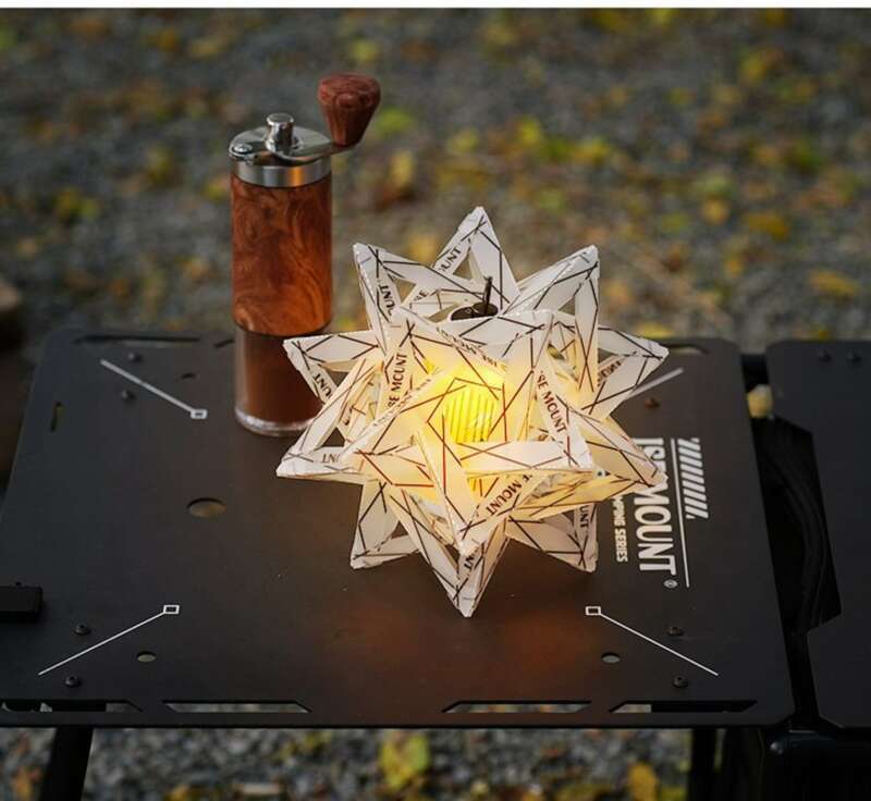 ISE MOUNT Camping în aer liber Placă PP pliabilă Culoare lucrată manual Accesorii de iluminat DIY Material abajur Polaris_voghion.com