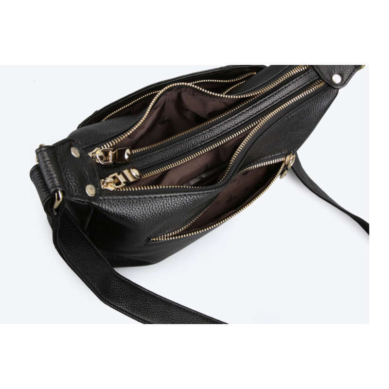 Borsa a tracolla da donna in pelle cucita a cuscino di colore puro, tendenza di strada, primavera_voghion.com