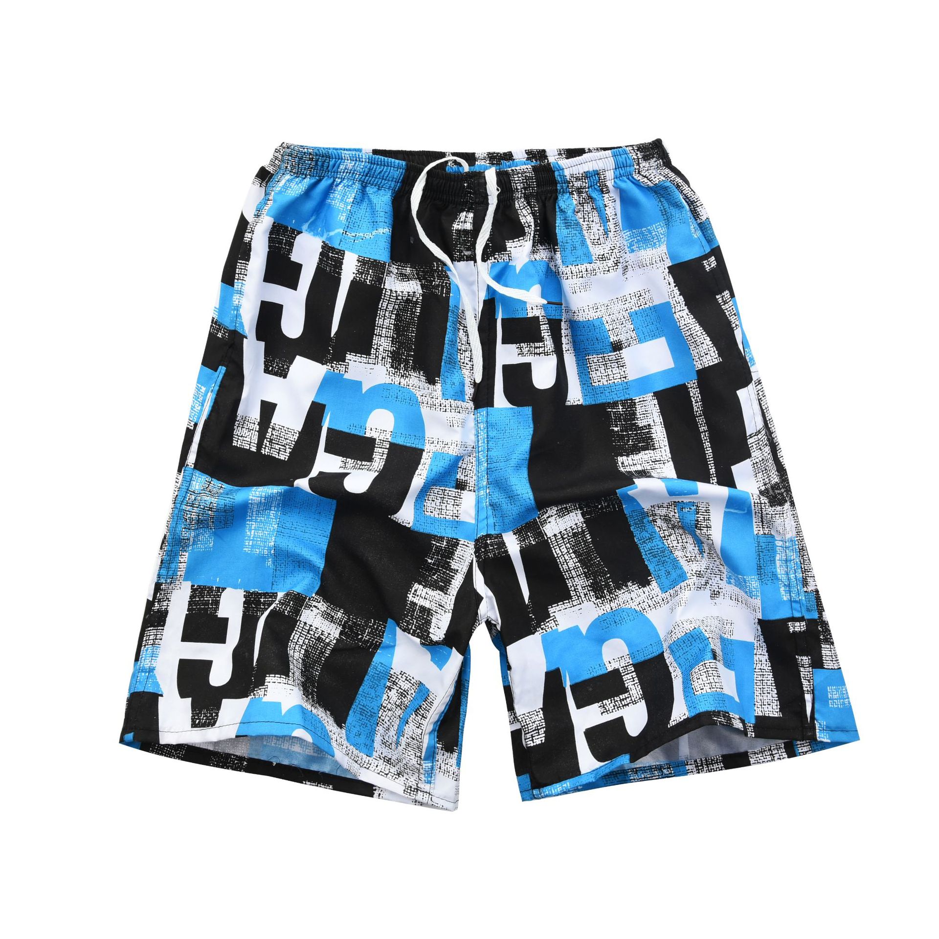 Men's Beach Shorts Quick Drying Loose Comfortable Five Point Shorts_voghion.com