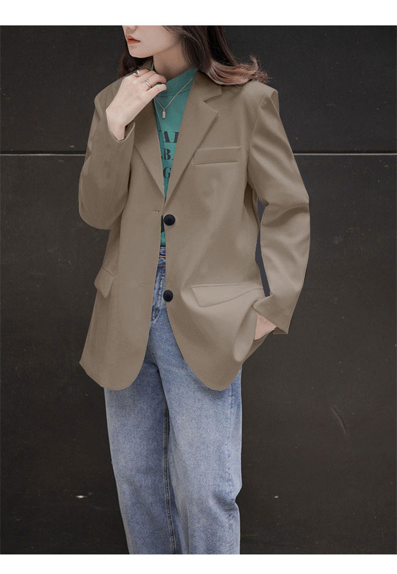 Women's Slimming Blazer Jacket Elegant Tailored Coat For Ladies_voghion.com