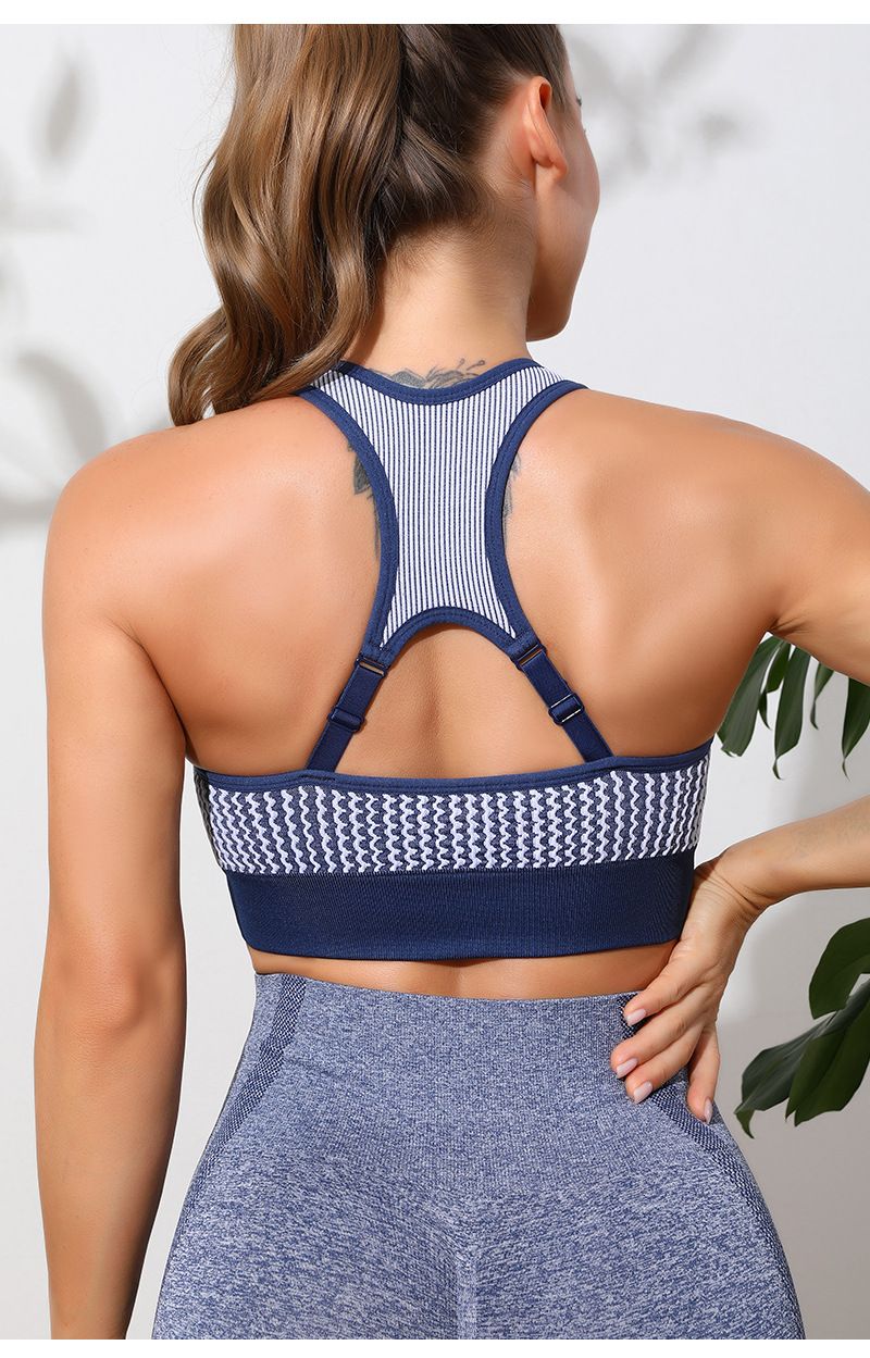 Sommersport Dame Kontrast Jogger Høy Styrke Støtsikker K Topp Løping Fiess Pustende Skjønnhet Svart Yoga_voghion.com