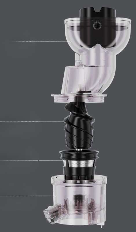 Mengda Juicer, Rester Separation, Juice Extractor, Husholdnings Fuldautomatisk gavemaskine med stor diameter_voghion.com