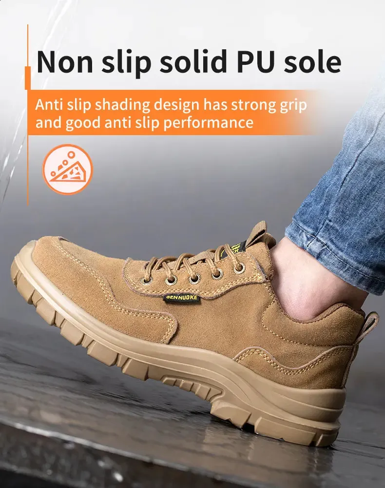 Safety Work Shoes Lightweight Industrial Protection Footwear_voghion.com