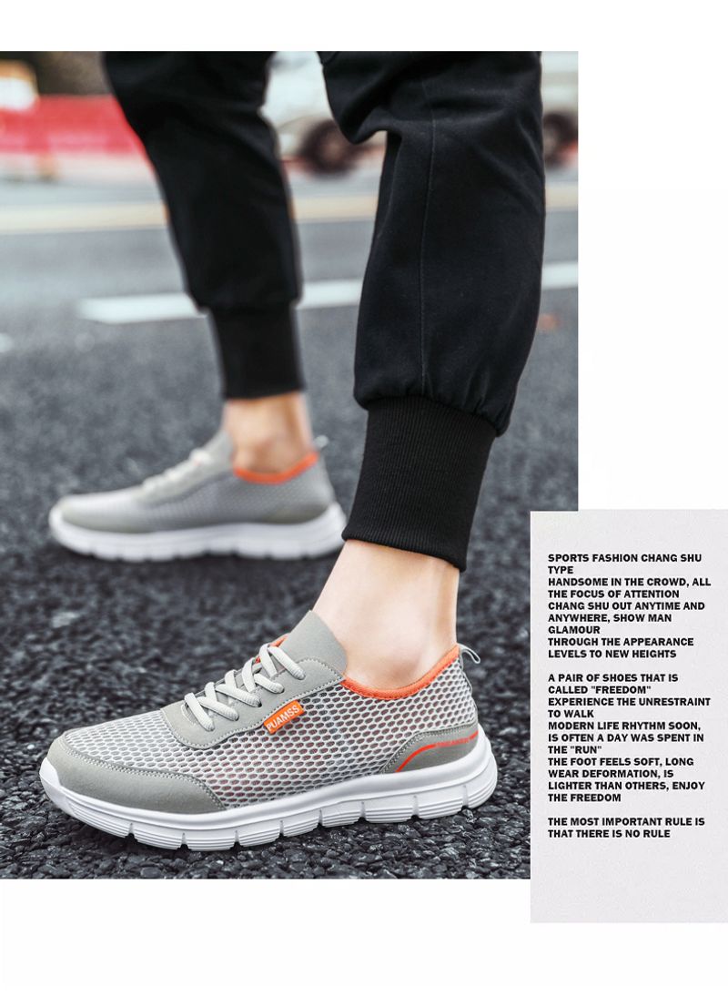 Sommer Mesh Laufschuhe Leichte Und Atmungsaktive Herren Sneakers_voghion.com