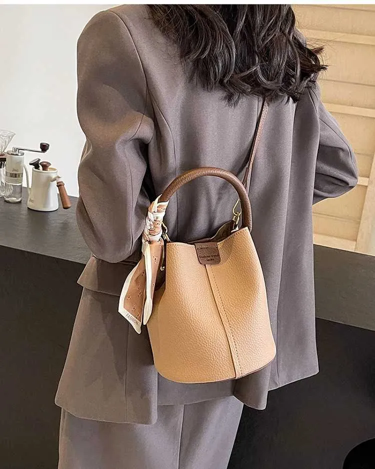 Sacs à bandoulière en cuir PU avec ruban de soie pour femmes, sacs à main et sacs à main à la mode printemps 2024_voghion.com