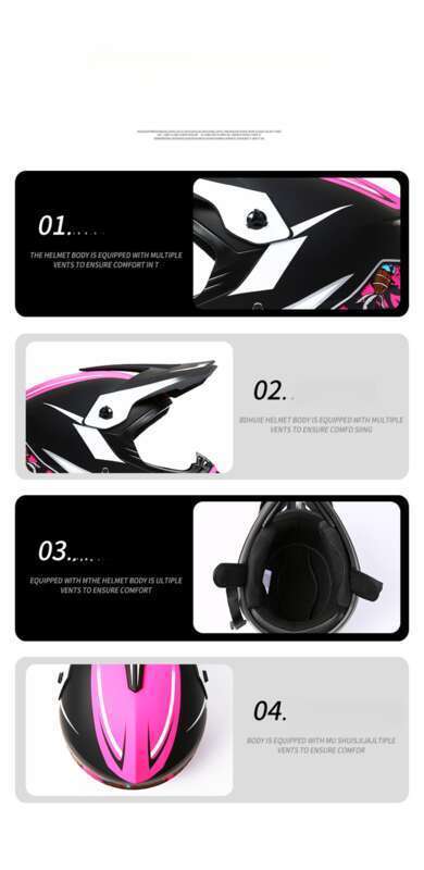 ABS-Material Cooler Motorrad-Saison-Halbhelm, kleiner Offroad-Helm_voghion.com