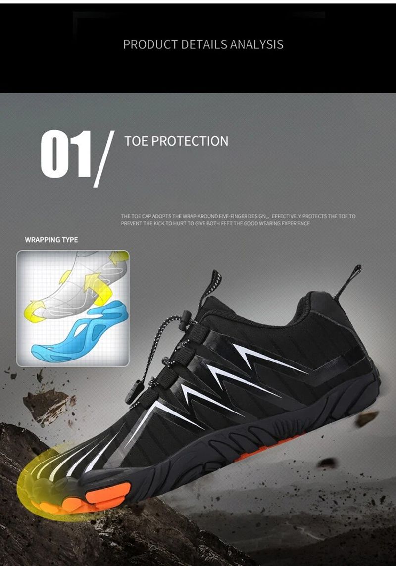 Outdoor für Männer und Frauen, Training, Radfahren, Camping, rutschfeste Wanderschuhe, Indoor-Fiess-Schuhe_voghion.com