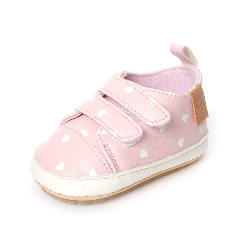 Baby First Walker Sneakers Non-slip Rubber Sole Leather Shoes_voghion.com