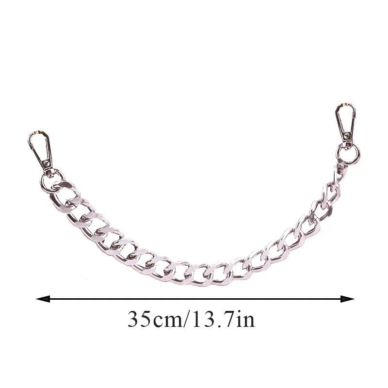 35 cm Länge Metall Dicke Kette Ersatz Schultergurt Exquisite DIY Handtasche Griffe Für Geldbörsen Tasche Teile Zubehör_voghion.com