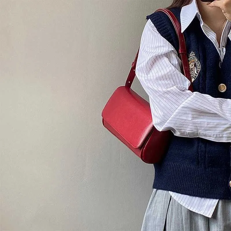 Borsa da donna vintage, rosso vino, sottobraccio, alla moda, semplice, in pelle PU, quadrata, con texture, da sposa, a tracolla_voghion.com
