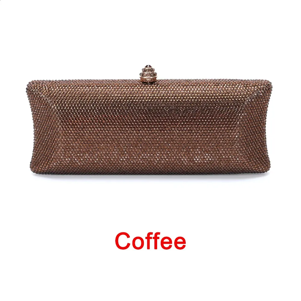 Dernier sac de soirée en bandoulière pour femme, portefeuille de mariage, pochette de soirée, pierre cristal, Rhie Dia, 240819_voghion.com