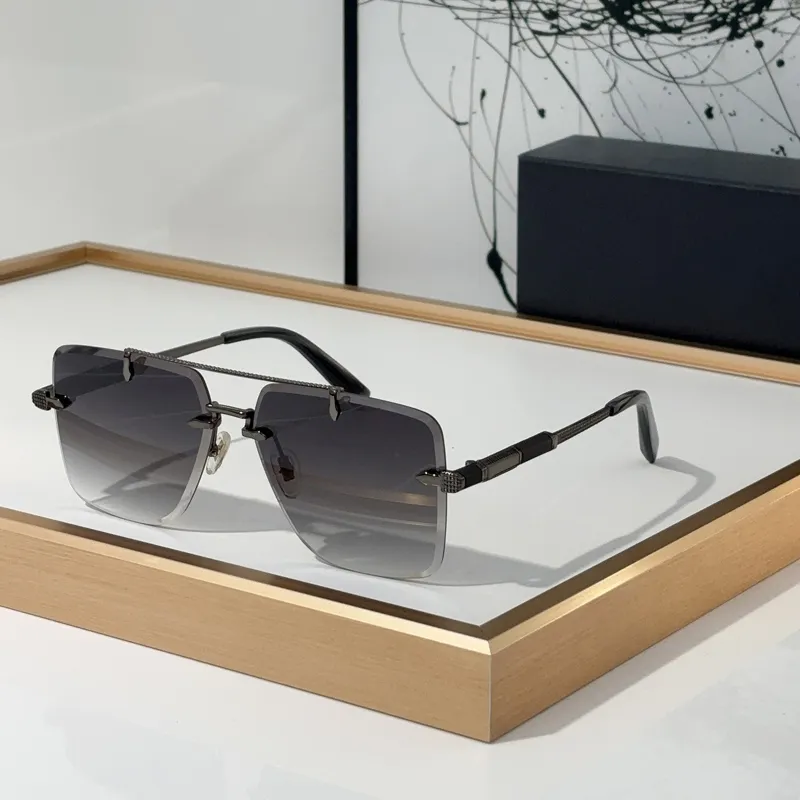 Zomer Klassieke Stijl Vierkante ZES Zonnebril Voor Mannen en Vrouwen Anti-Ultraviolet TY7190U Retro Plaat Volledig Metalen Frame_voghion.com