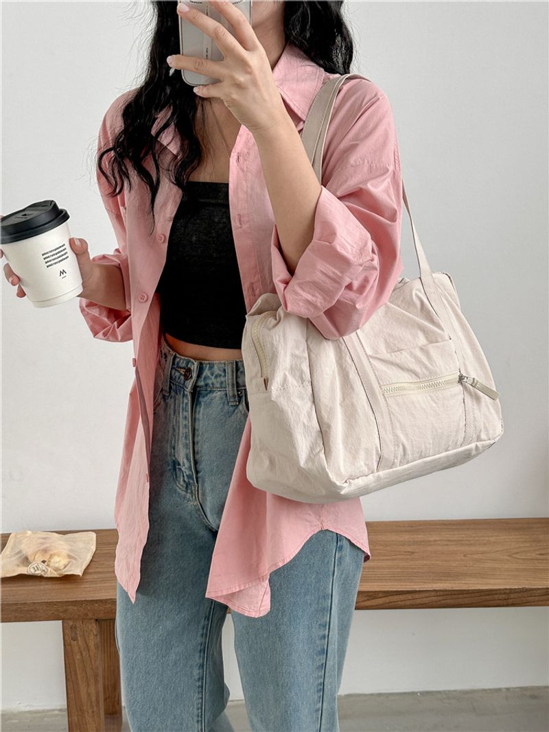 Tragetasche Damen Reißverschluss, Turntasche mit Fächern, Laptop-Arbeitstasche, Krankenschwester-Tanz-Yoga-Tasche für_voghion.com