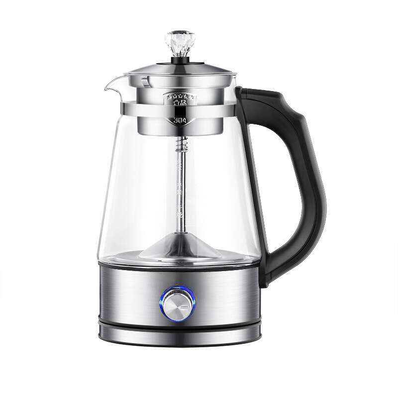 Uus Spray Black Tea Pu'er Steam täisautomaatne klaasist tervisekann, isoleeritud elektriline teekann_voghion.com