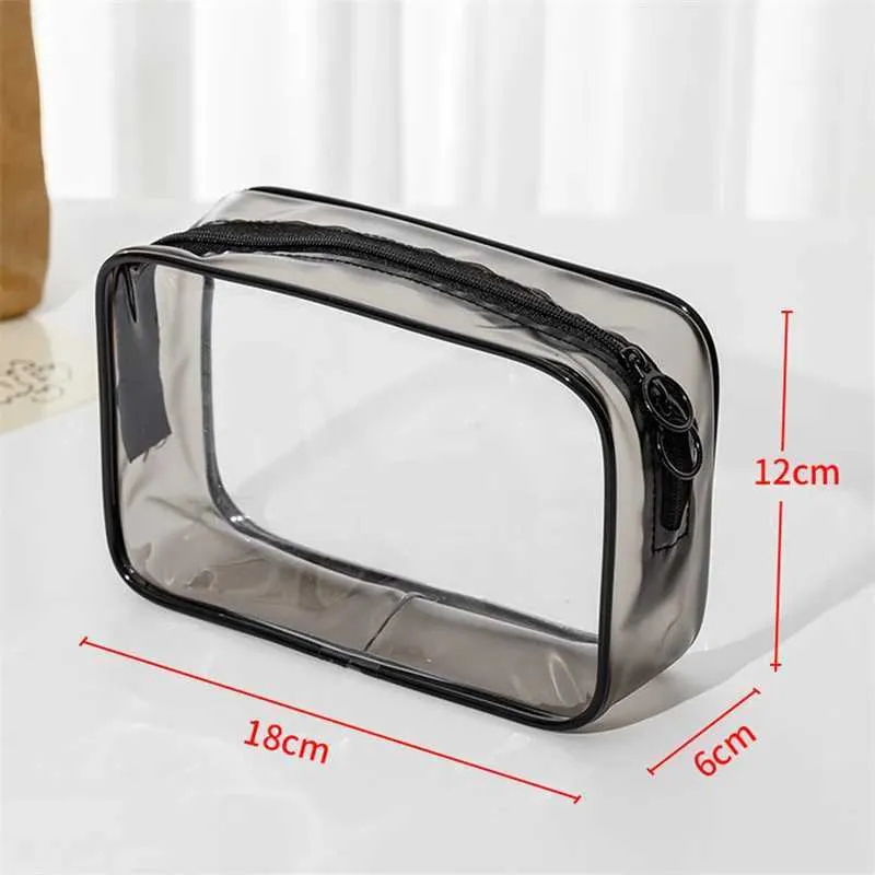 Transparente Reise Kulturtasche Für Damen Pvc Make-up Organizer_voghion.com