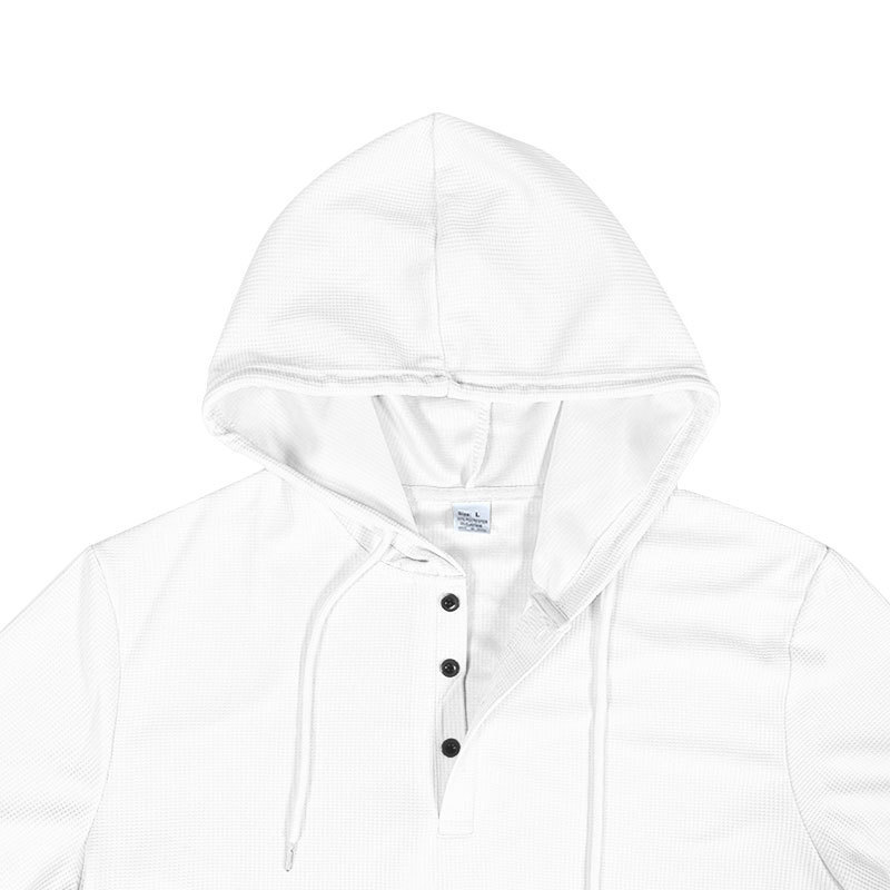 2024 New Summer Short Sleeved T-shirt Men's Hooded Top American Henry Shirt_voghion.com