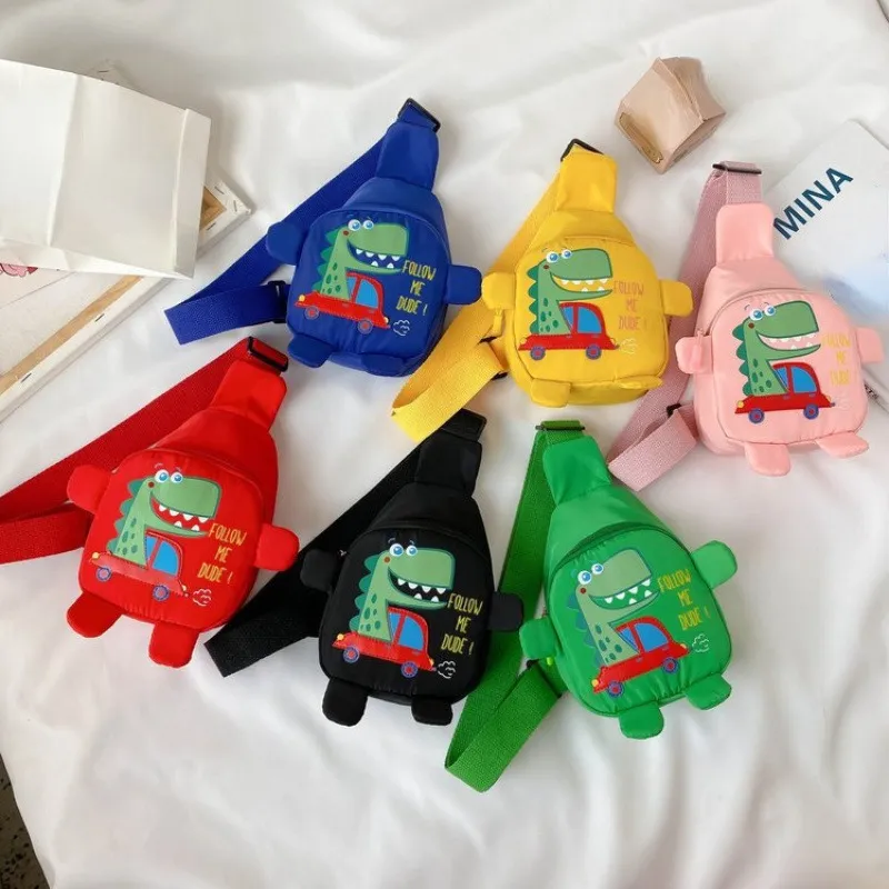 Cute Children Bag Cartoon Dinosaur Kids Bags Kindergarten Preschool Outdoor Travel Backpack for Boys Girls Shoulder_voghion.com