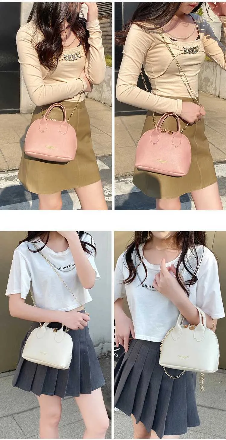 Fashion Women Shoulder Designer Shell Ladies Hand Bag Large Capacity Crossbody Bags Vintage PU Leather Totes_voghion.com