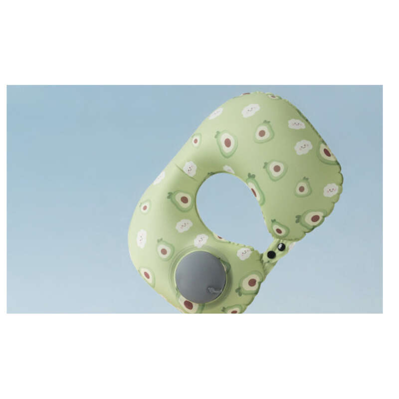 Inflatable U-shaped Travel, Portable Cooling Sensation, Office Nap Inflatable, Protective Pillow, Travel Three Treasures_voghion.com