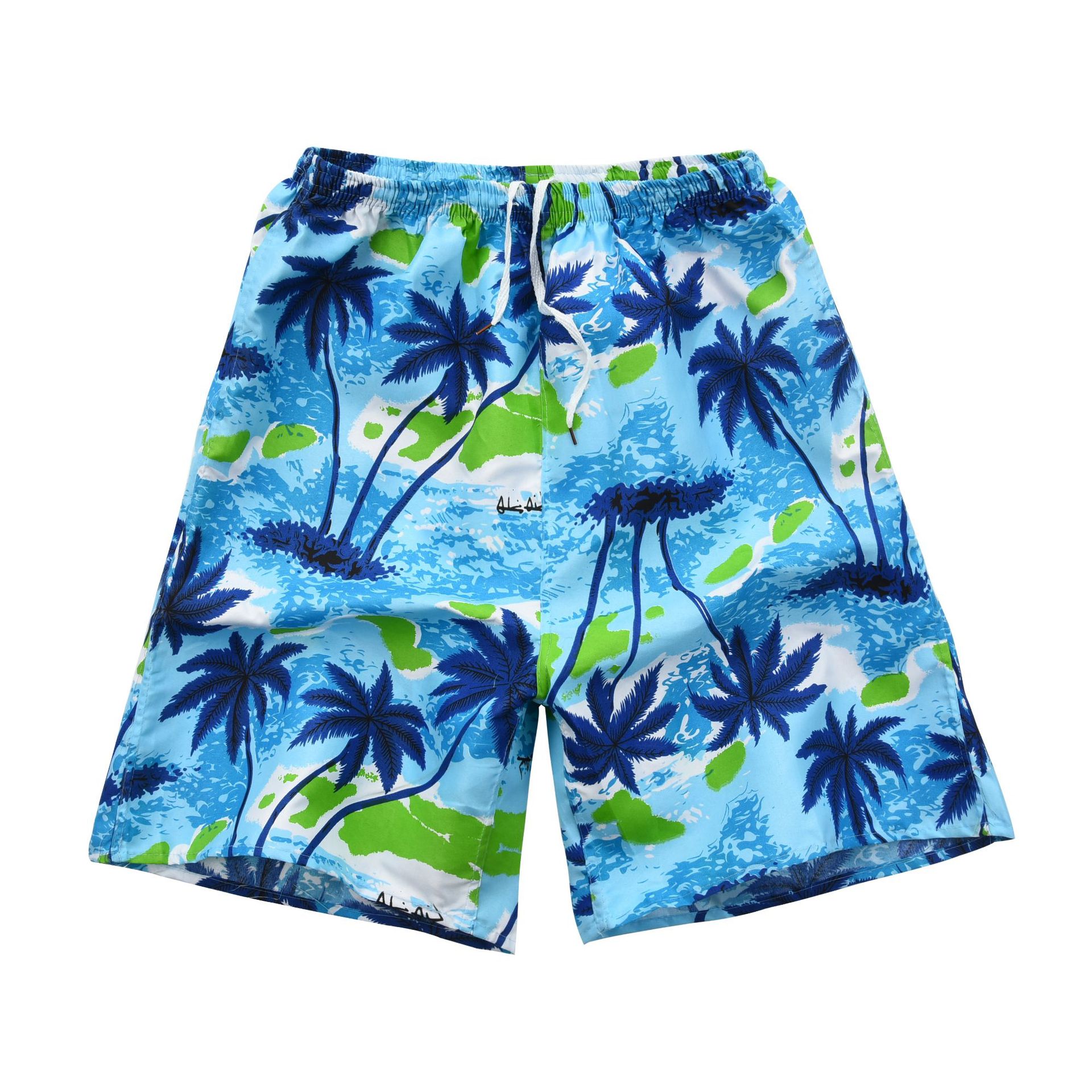 Men's Beach Shorts Quick Drying Loose Comfortable Five Point Shorts_voghion.com