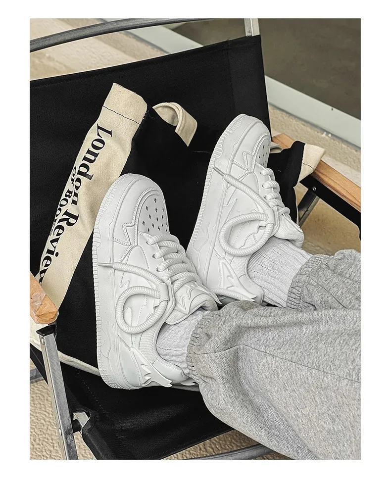 Fashion Purple Mens Skateboard Streetwear Spring Low Top Board Sneakers Man Unisex Trend Shoes Basket Homme 240704_voghion.com