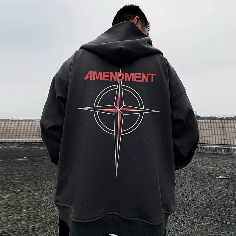 Plāns, vīriešu kapuci, brīva, moderna zīmola, liela izmēra, plus izmēra kardiganjaka pavasarī un rudenī, 8XL_voghion.com